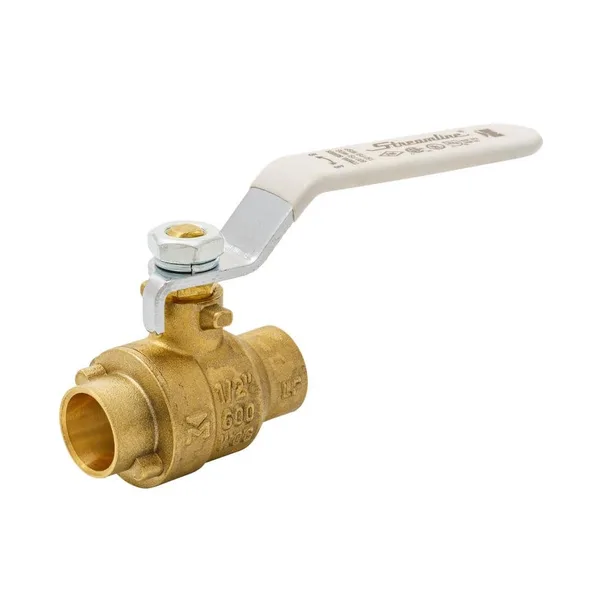 1/2 in. Brass SWT Full Port Packing Gland Ball Valve