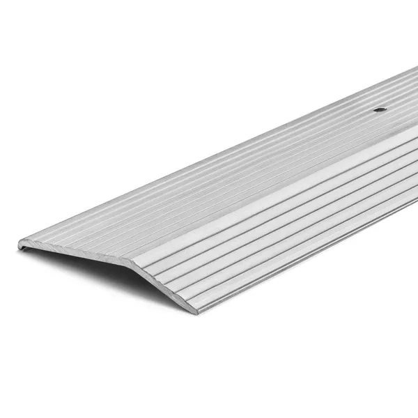 Silver 2 in. x 144 in. Carpet Trim Transition Strip