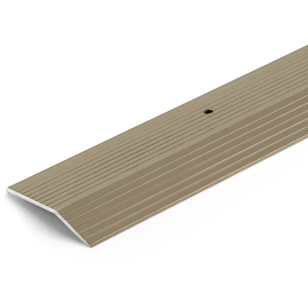 Satin Nickel 2 in. x 144 in. Carpet Trim Transition Strip