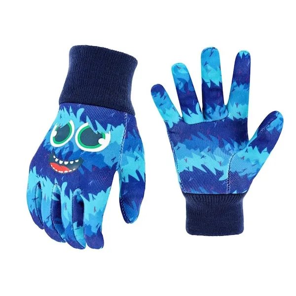 Kids/Youth Small/Medium Jersey Outdoor and Work Gardening Gloves