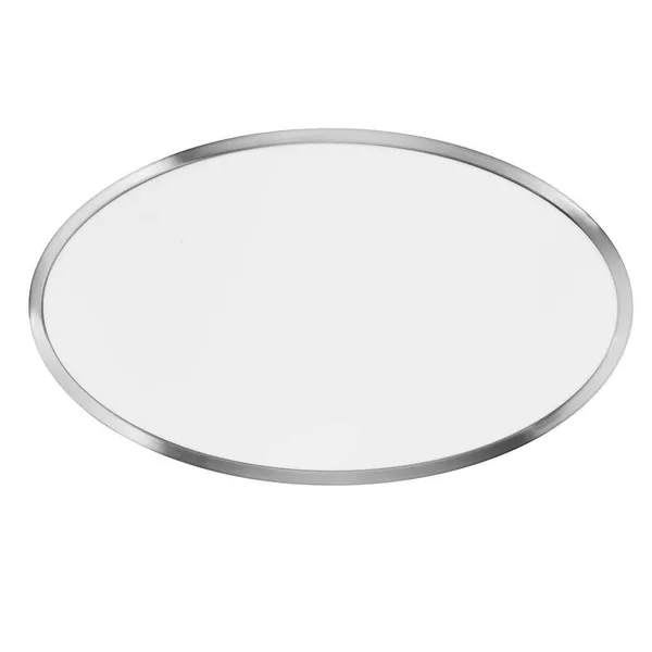 Flexinstall LED 32 in. Brushed Nickel Oval Panel Recessed Ceiling Light for Home with 5CCT + DuoBright Dimming
