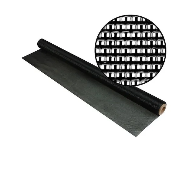 36 in. x 84 in. Black SunTex 80