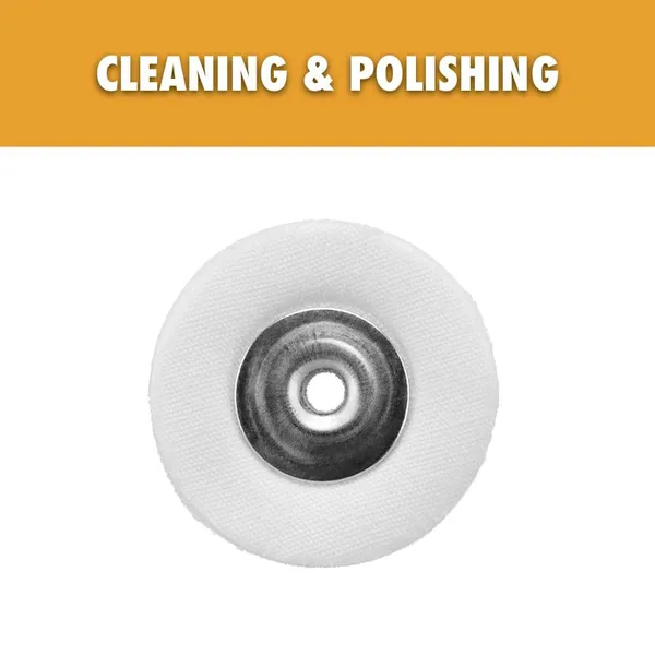 Rotary Tool 1 in. Felt Polishing Wheel (For Metal and Plastic)