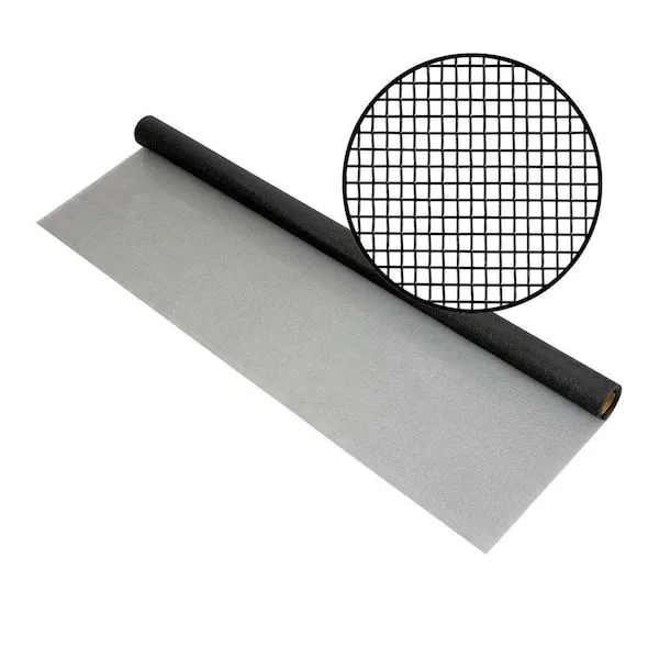 48 in. x 25 ft. Charcoal Fiberglass Screen Roll