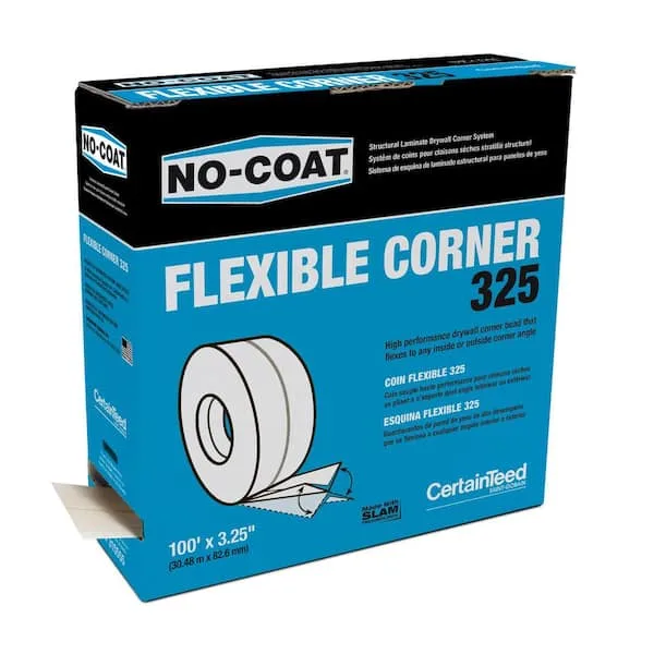 Certain Teed 3-1/2 in. x 100 ft. No Coat Flexible Composite Drywall Corner Bead Roll