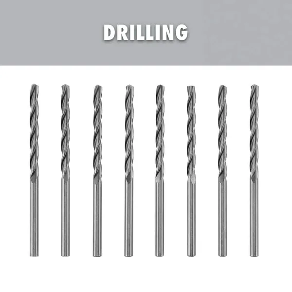 Rotary Tool 8-Piece Standard Point Drywall Cutting Bits (For Drywall)