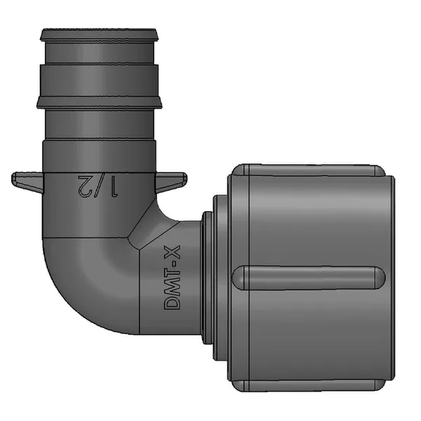1/2 in. X 1/2 in. Poly-Alloy PEX-A Barb x FPT Female Swivel 90 Degree Elbow Adapter (5-Pack)