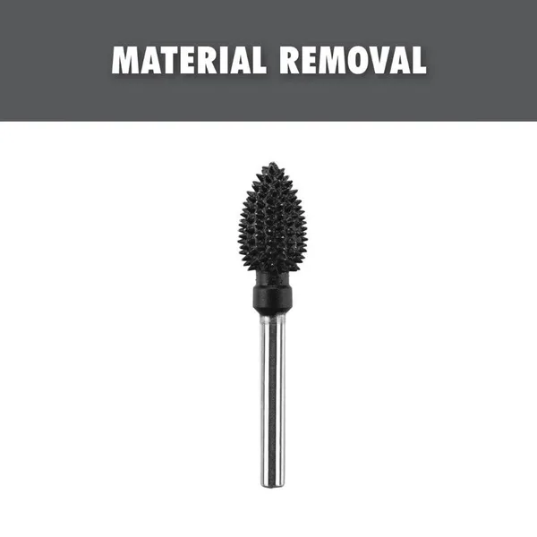 Rotary Tool Coarse Flame Material Removal Burr (For Wood, Plastic, Fiberglass and Drywall)