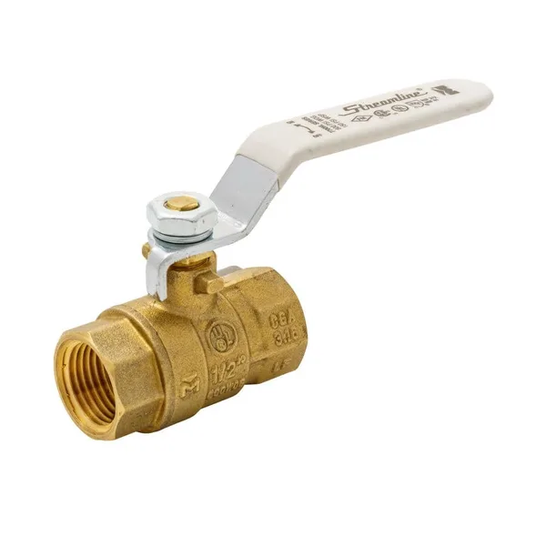 1/2 in. Brass FPT Full Port Packing Gland Ball Valve