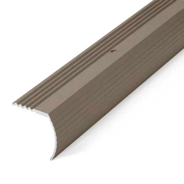 Champagne 1-1/16 in. x 144 in. Aluminum Stair Edging Carpet Trim Transition Strip