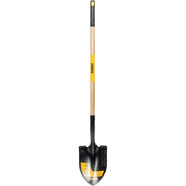 49 in. Wood Handle Carbon Steel Digging Shovel
