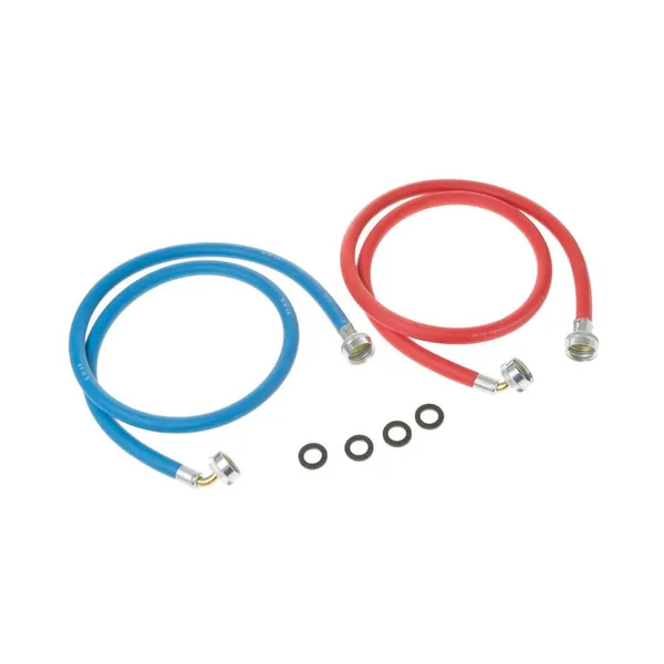4FT RED/BLUE RUBBER WASHER HOSES 2PK