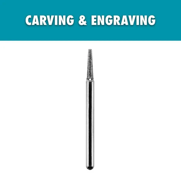 Rotary Tool 5/64 in. Diamond Tip Engraving Burr (For Tile and Glass)