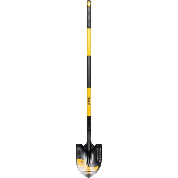 49 in. Fiberglass Handle Carbon Steel Digging Shovel