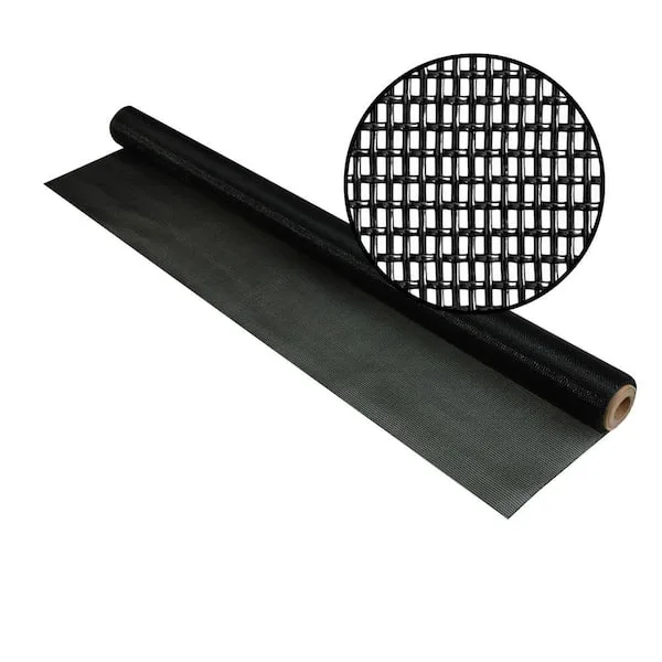 48 in x 84 in Black PetScreen Screen Roll for Windows and Doors
